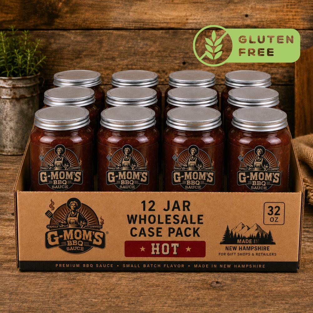 Case of Hot BBQ Sauce — 12 Jars Per Case