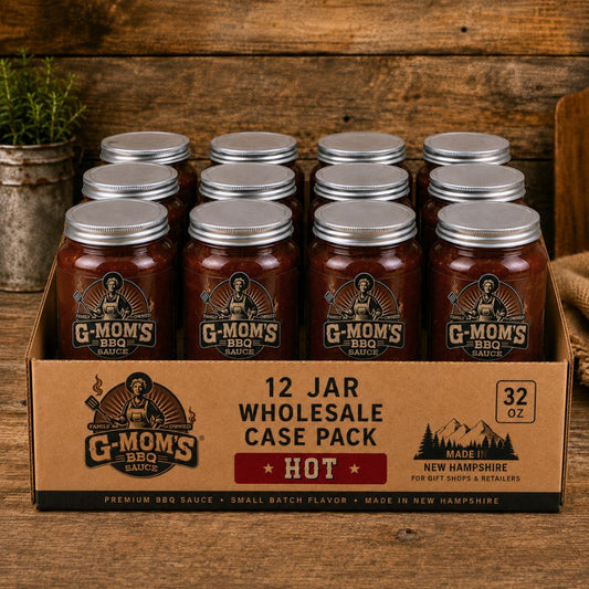 Case of Hot BBQ Sauce — 12 Jars Per Case
