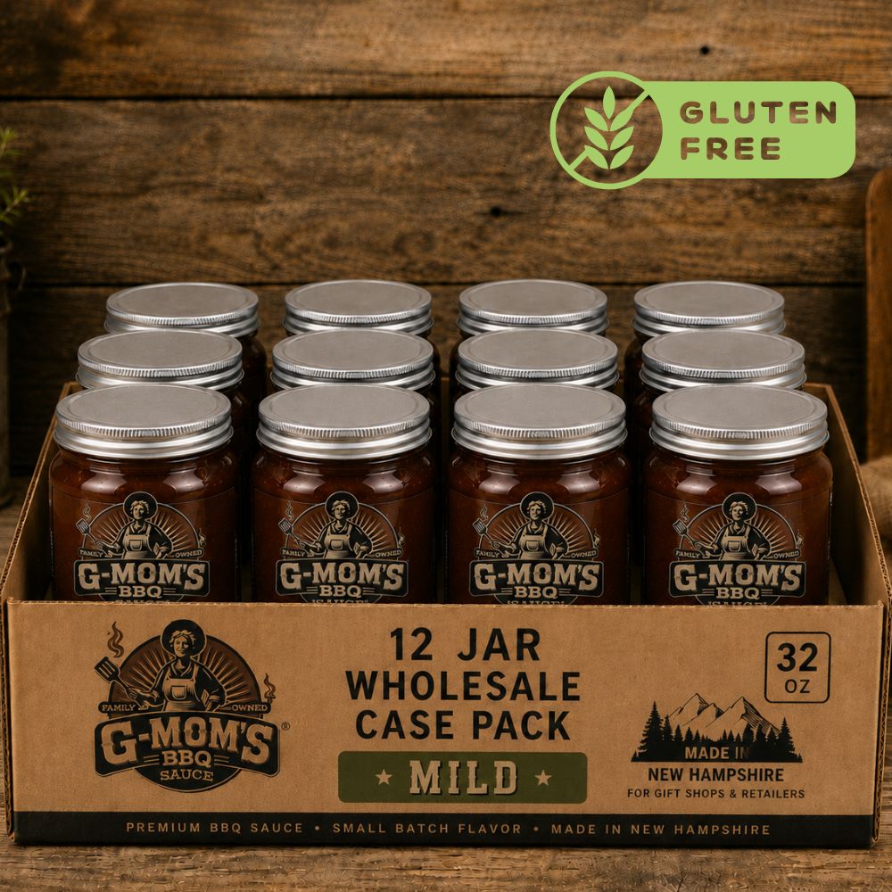 Case of Mild BBQ Sauce — 12 Jars Per Case