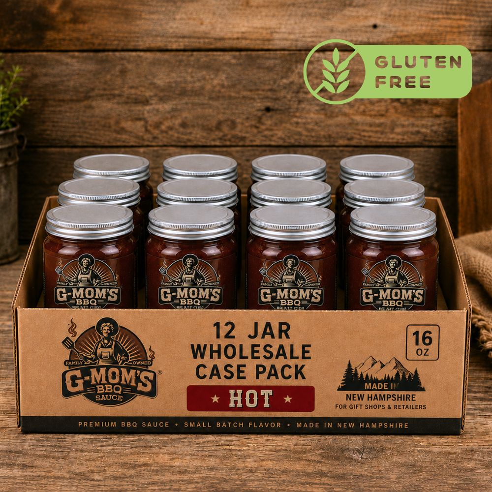 Case of Hot BBQ Sauce — 12 Jars Per Case