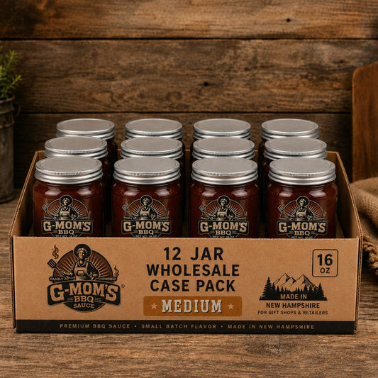 Case of Medium BBQ Sauce — 12 Jars Per Case