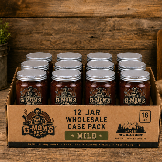 Case of Mild BBQ Sauce — 12 Jars Per Case