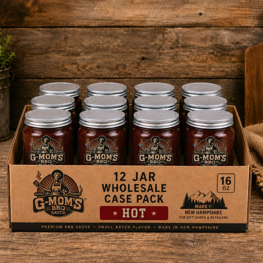 Case of Hot BBQ Sauce — 12 Jars Per Case