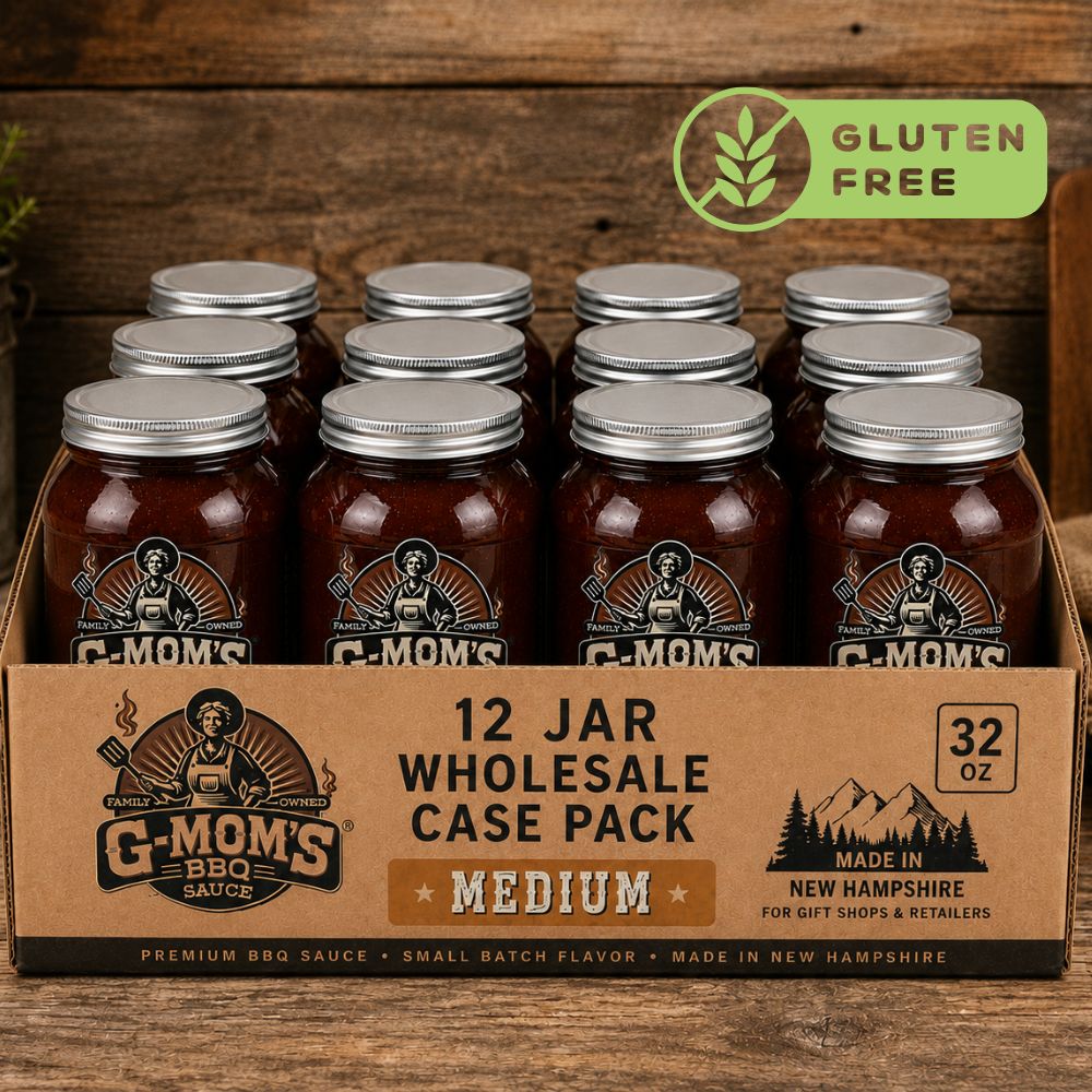 Case of Medium BBQ Sauce — 12 Jars Per Case