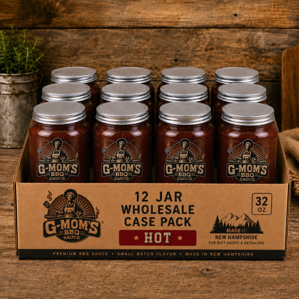 Case of Hot BBQ Sauce — 12 Jars Per Case