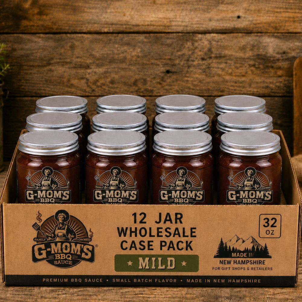 Case of Mild BBQ Sauce — 12 Jars Per Case